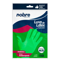 Luva de borracha/latex SL  'P',M',"G"  verde  CA 41506 Luva de borracha/latex SL  'P',M',"G"  verde  CA 41506